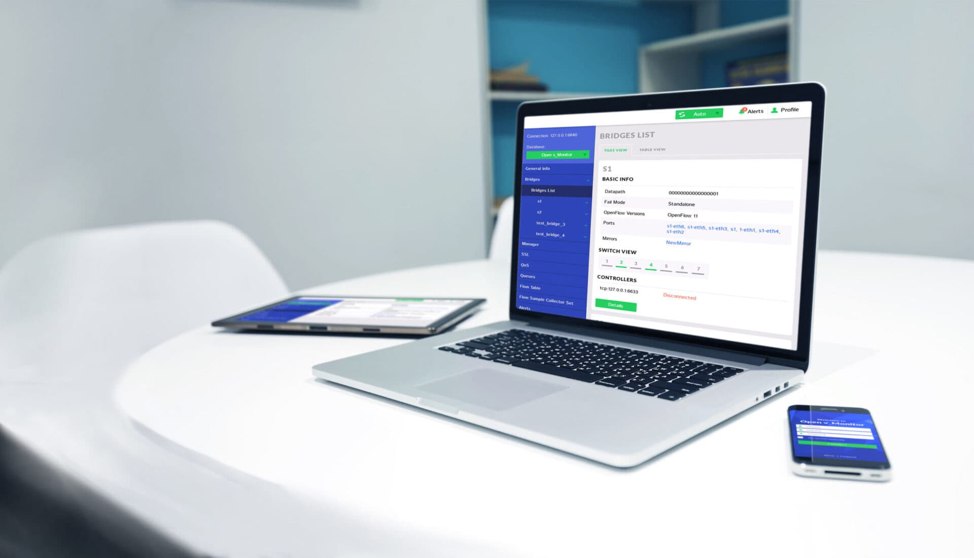 Open vMonitor – PLVision’s Open Source Interface for Open vSwitch Monitoring